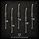Puppetswar Storm Naginatas (left) (X086)