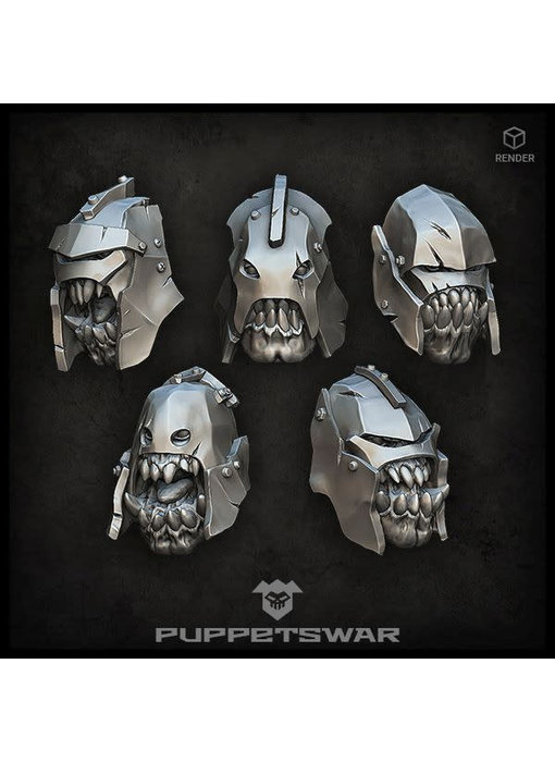 Puppetswar Siege Orcs Heads  (S484)