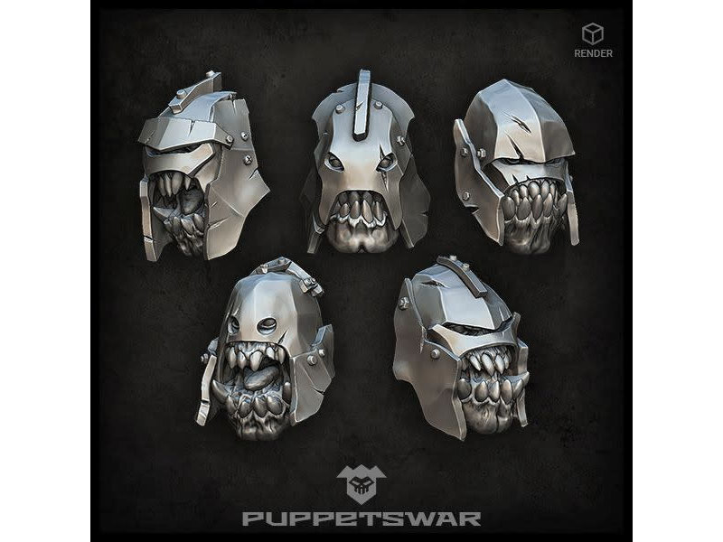 Puppetswar Puppetswar Siege Orcs Heads  (S484)