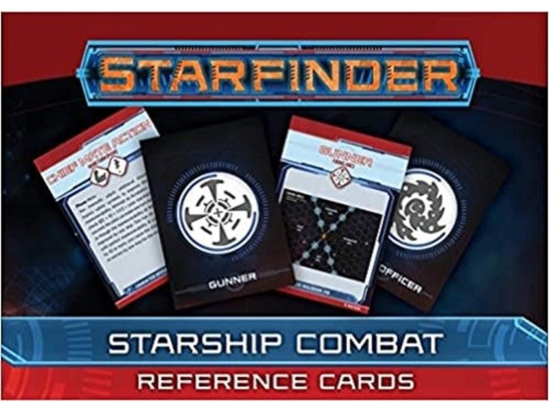 Paizo Starfinder Starship Combat Reference Cards