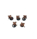 Games Workshop SPACE MARINES MINOTAURS 5 Assault Marines #1 WELL PAINTED 40k