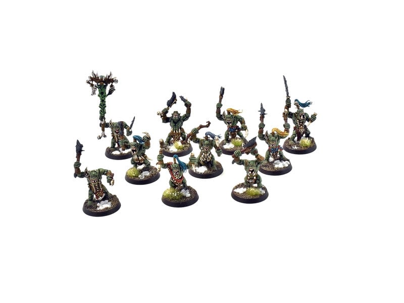 Games Workshop ORRUK WARCLANS 10 Savage Orruks #1 PRO PAINTED Sigmar