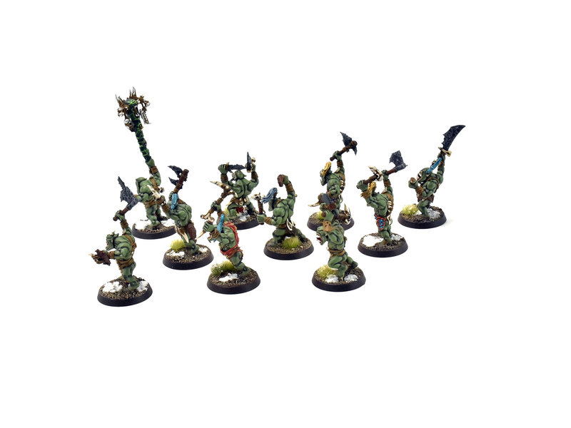 Games Workshop ORRUK WARCLANS 10 Savage Orruks #1 PRO PAINTED Sigmar