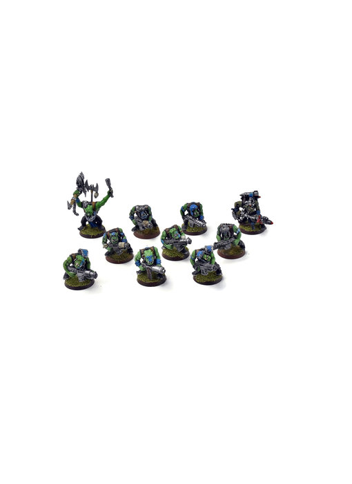 ORKS 10 Orks Boyz #3 WELL PAINTED 40K