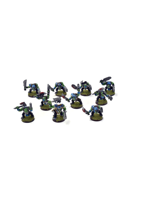 ORKS 10 Orks Boyz #2 WELL PAINTED 40K