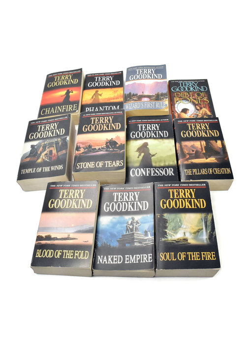 TERRY GOOKIND Book lot