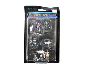 STARFINDER MINIATURES Iconic Heroes Set #1 NEW