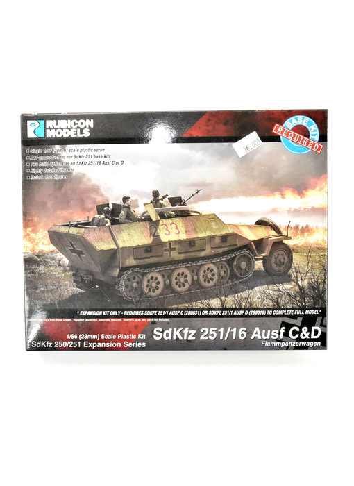 RUBICON MODELS SdKfz 251/16 Ausf C&D NEW