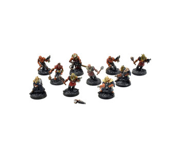 CHAOS SPACE MARINES 10 Cultists #2 WELL PAINTED 40K