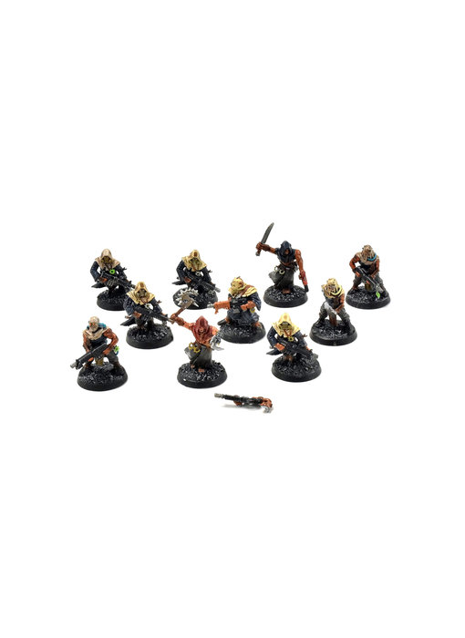 CHAOS SPACE MARINES 10 Cultists #4 WELL PAINTED 40K