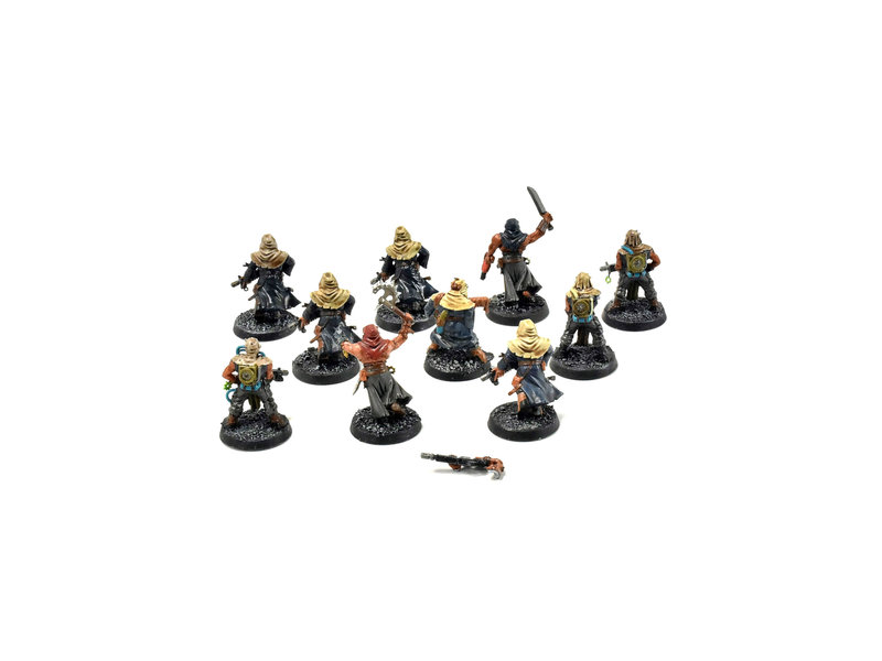 Games Workshop CHAOS SPACE MARINES 10 Cultists #4 WELL PAINTED 40K