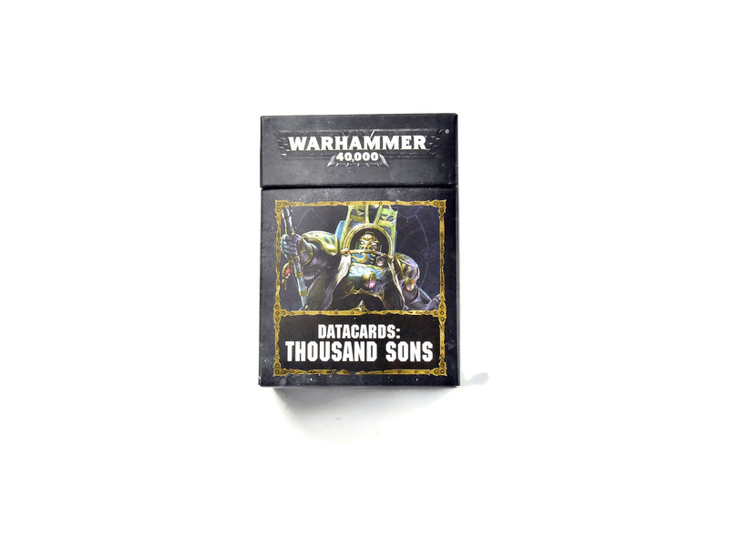 Games Workshop THOUSAND SONS Datacards #1 40K