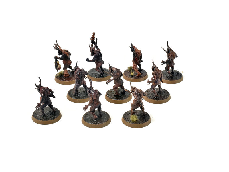 Games Workshop CHAOS DAEMONS 10 Plaguebearers #1 PRO PAINTED 40K SIGMAR