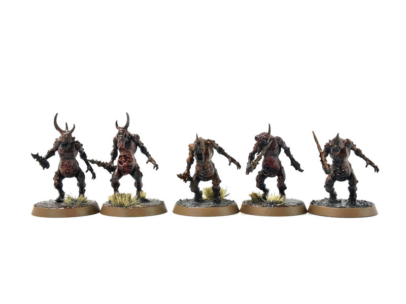 Games Workshop CHAOS DAEMONS 10 Plaguebearers #8 PRO PAINTED 40K SIGMAR