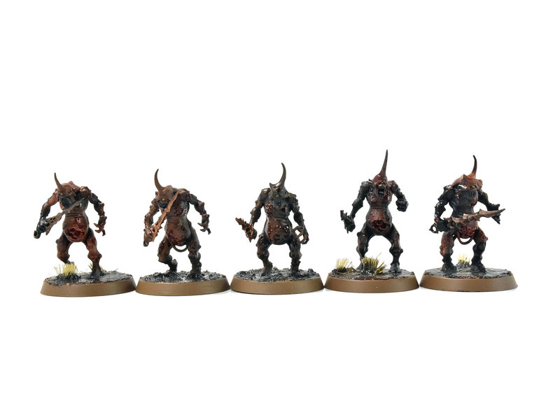 Games Workshop CHAOS DAEMONS 10 Plaguebearers #8 PRO PAINTED 40K SIGMAR