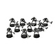 NECRONS 10 Warriors #5 Warhammer 40K missing green blaster
