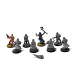 Games Workshop CHAOS SPACE MARINES 8 Cultists #2 40K missing 1 arm
