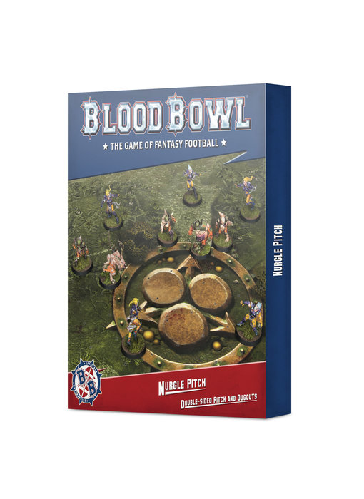 Blood Bowl - Nurgle Team Pitch & Dugouts