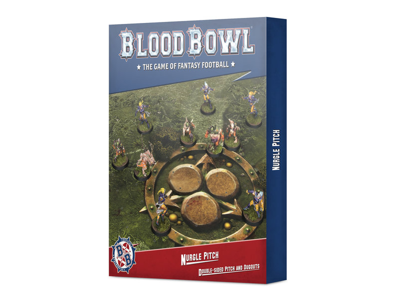 Games Workshop Blood Bowl - Nurgle Team Pitch & Dugouts