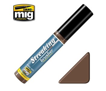 Ammo Mig Streakingbrusher - Medium Brown