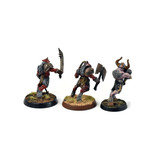 Games Workshop RENEGADE MILITIA 3 Cultists Converted WELL PAINTED 40K