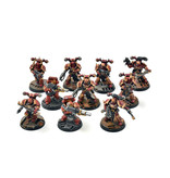 Games Workshop CHAOS SPACE MARINES 10 Chaos Space Marines #1 WELL PAINTED 40K