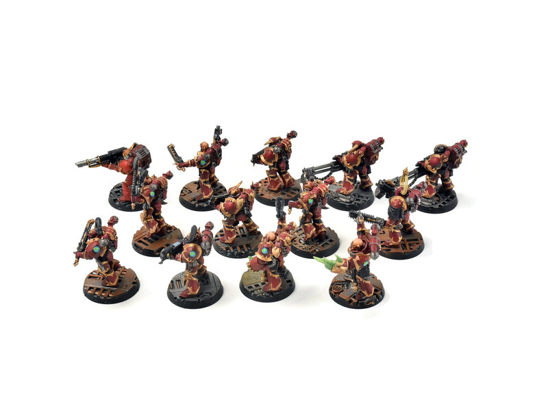 Games Workshop CHAOS SPACE MARINES 13 Chaos Space Marines #3 WELL PAINTED 40K