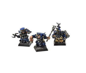 CHAOS DWARFS 3 Daemonsmiths #1 WELL PAINTED Fantasy Forge world