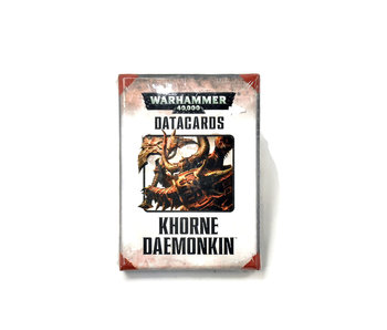 KHORNE DAEMONKIN Datacards Used Very Good Condition Warhammer 40K