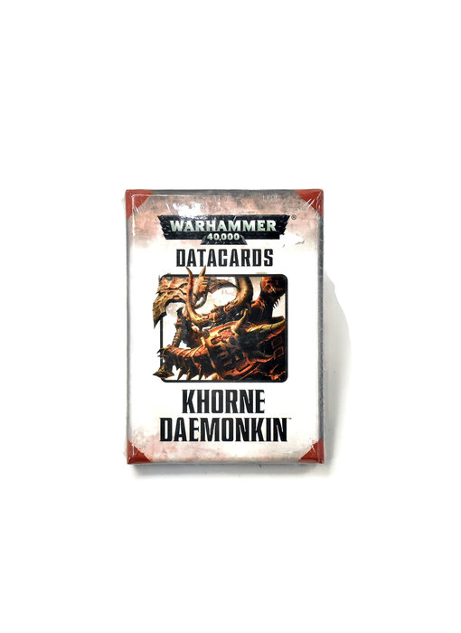 KHORNE DAEMONKIN Datacards Used Very Good Condition Warhammer 40K