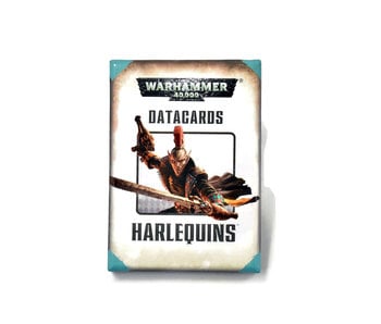 HARLEQUINS Datacards Used Very Good Condition Warhammer 40K