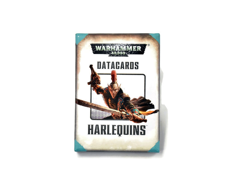 Games Workshop HARLEQUINS Datacards Used Very Good Condition Warhammer 40K