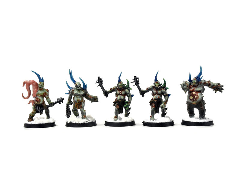 Games Workshop DEATH GUARD 10 Poxwalkers #2 PRO PAINTED 40K