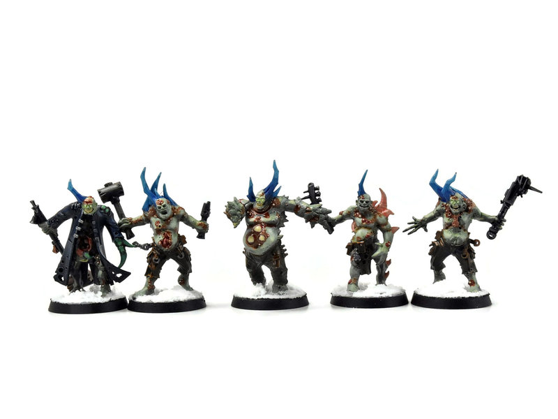 Games Workshop DEATH GUARD 10 Poxwalkers #4 PRO PAINTED 40K