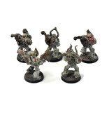Games Workshop DEATH GUARD 5 Plague Marines #1 WELL PAINTED 40K