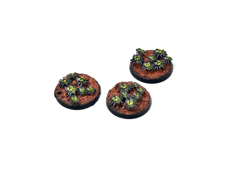 Games Workshop NECRONS 3 Scarab Swarms #4 WELL PAINTED Warhammer 40K