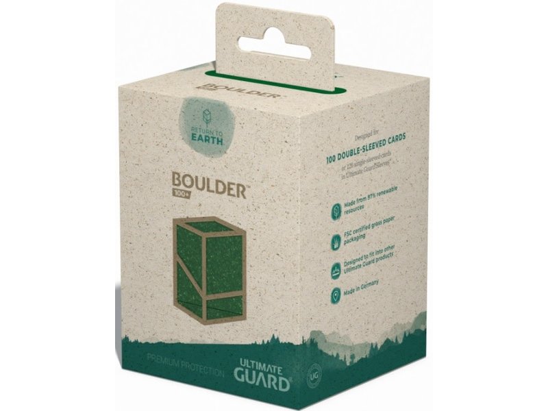 100 Cards Ultimate Guard Deck Box Green 100 Cards Ultimate Guard Deck Box Green