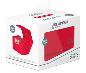 Ultimate Guard Deck Case Sidewinder 80+ Monocolor Red