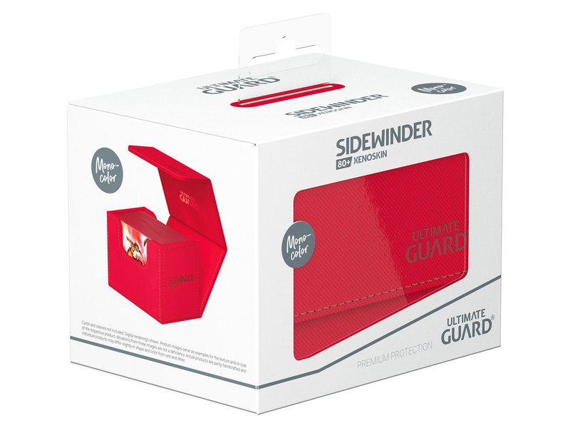 Ultimate Guard Ultimate Guard Deck Case Sidewinder 80+ Monocolor Red