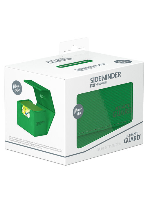 Ultimate Guard Deck Case Sidewinder 80+ Monocolor Green