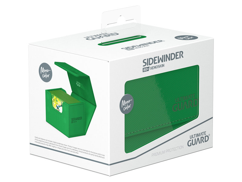 Ultimate Guard Ultimate Guard Deck Case Sidewinder 80+ Monocolor Green