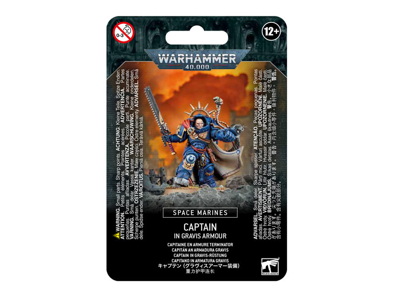 Games Workshop Space Marines - Captain In Gravis Armour