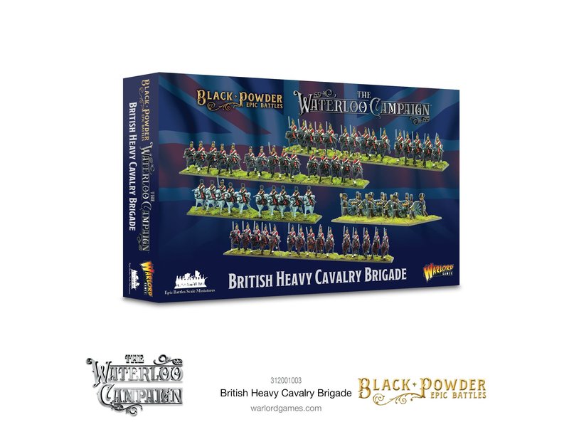 Warlord Games Black Powder Epic Battles - Waterloo - British Heavy Cavalry Brigade