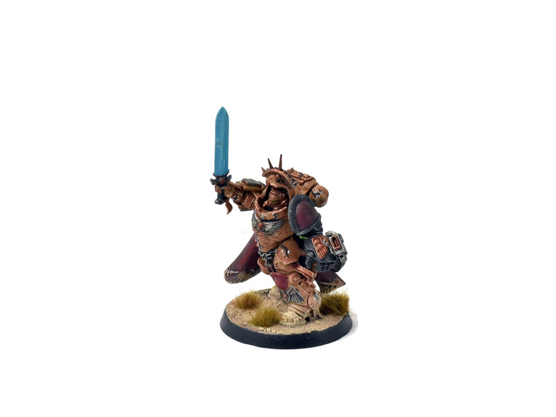Games Workshop SPACE MARINES Captain in Gravis Armour #1 WELL PAINTED Warhammer 40K