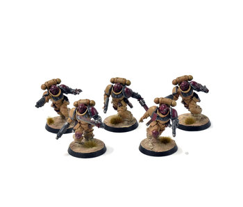 SPACE MARINES 5 Assault Intercessors #1 WELL PAINTED Warhammer 40K