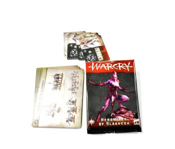 WARCRY Hedonites Of Slaanesh Card Pack Used Good condition SIGMAR