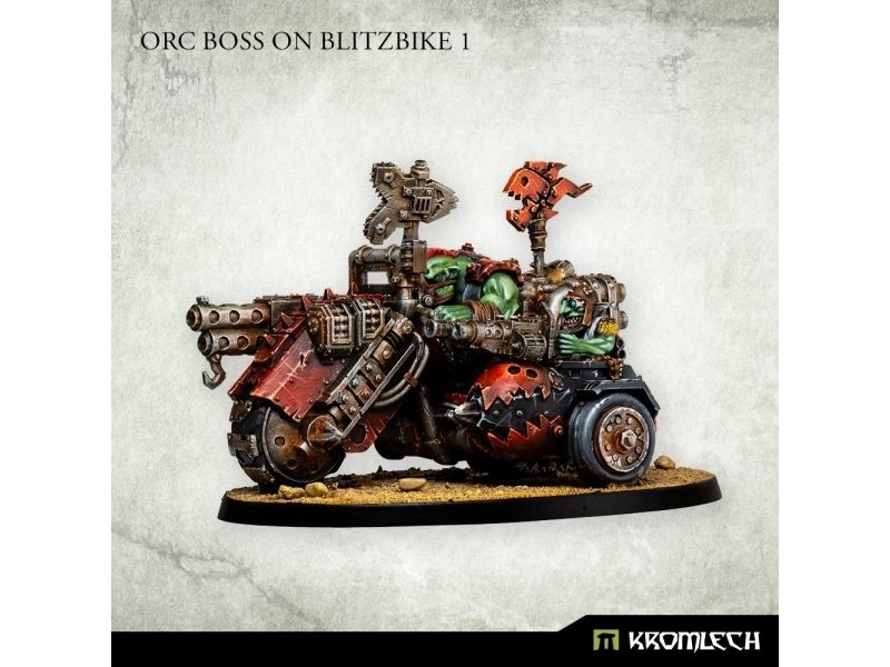Kromlech Orc Boss on Blitzbike 1