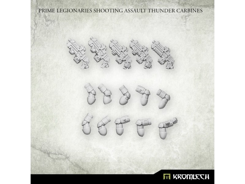 Kromlech Prime Legionaries Shooting Assault Thunder Carbines (5)