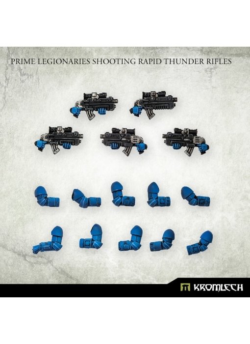 Prime Legionaries Shooting Rapid Thunder Rifles (5)