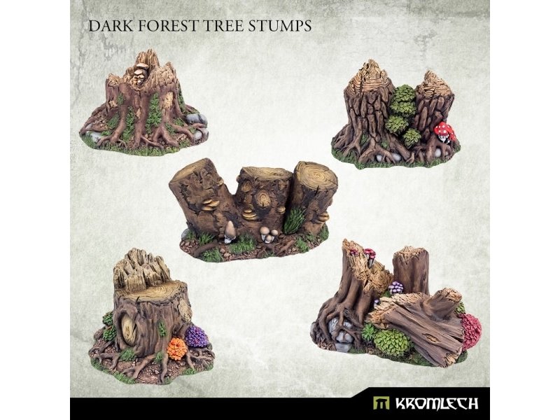 Kromlech Dark Forest Tree Stumps (KRBK050)